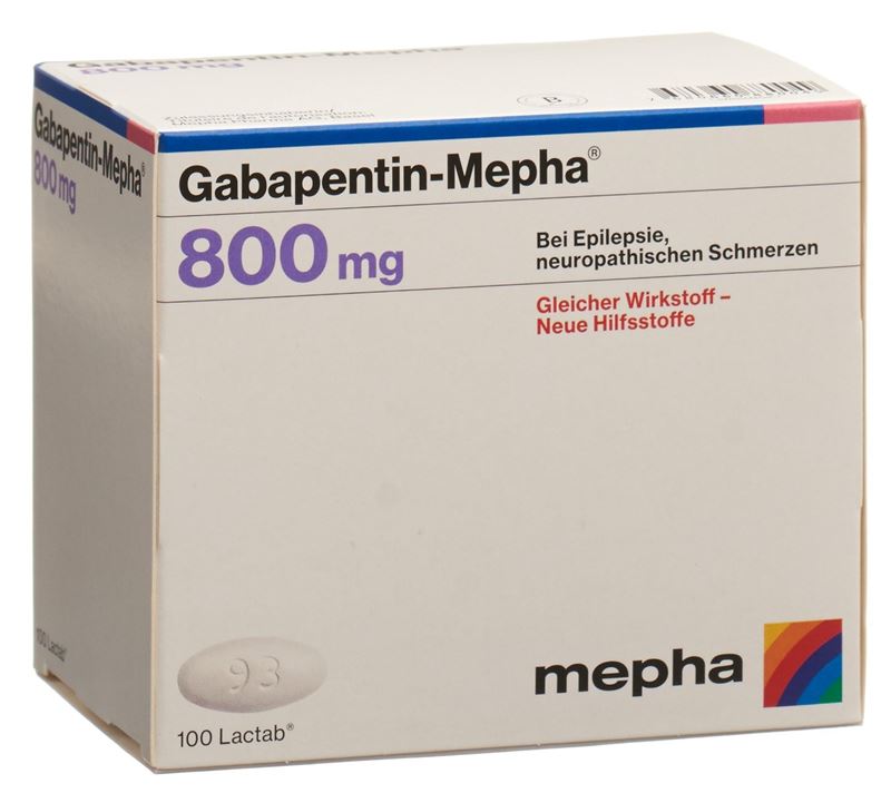 Gabapentin-Mepha Lactab 800 mg 100 pce