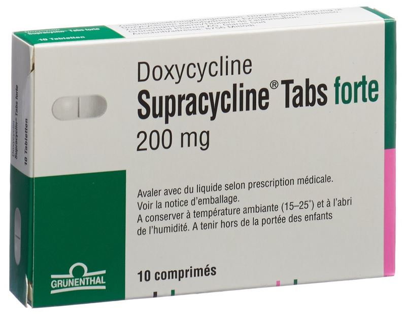 Supracycline Tabs forte cpr 200 mg 10 pce