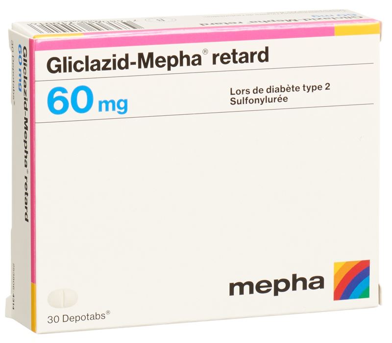 Gliclazid-Mepha retard depotabs 60 mg 30 pce