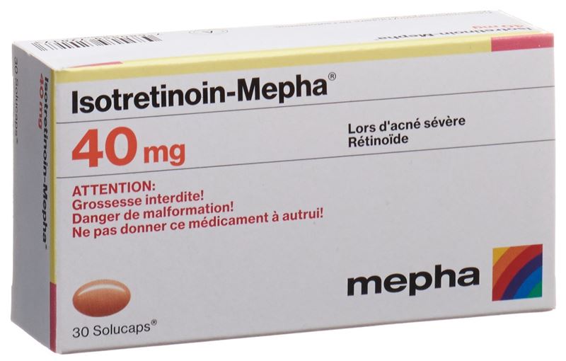 Isotretinoin-Mepha Weichkaps 40 mg 30 Stk