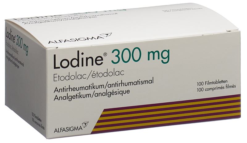 Lodine Filmtabl 300 mg 100 Stk