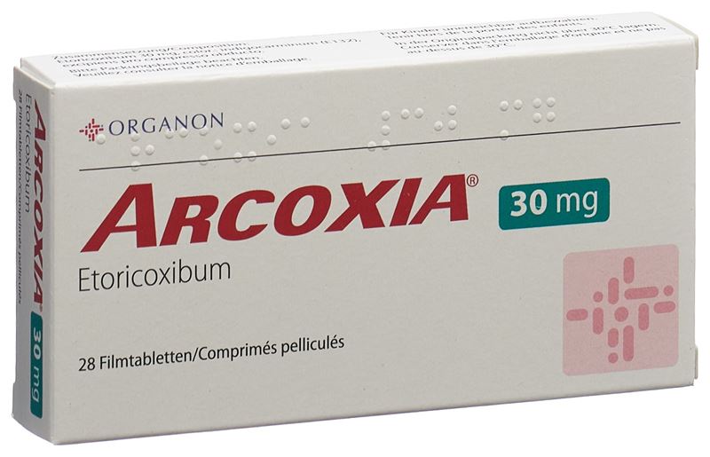 Arcoxia cpr pell 30 mg 28 pce
