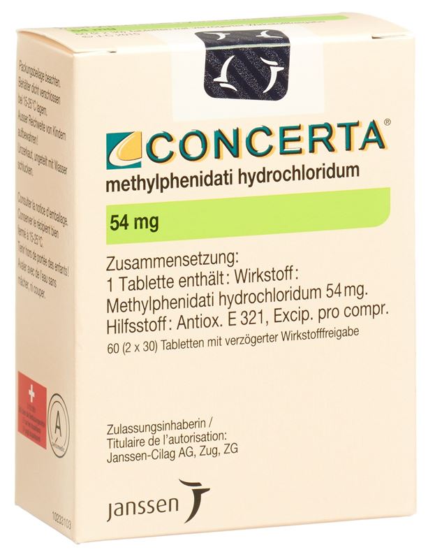 Concerta Ret Tabl 54 mg Fl 60 Stk