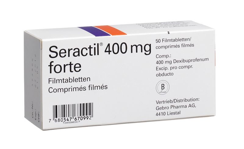 Seractil Filmtabl 400 mg forte 50 Stk