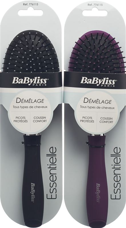 Babyliss brosse pneumatique ovale picots protegés
