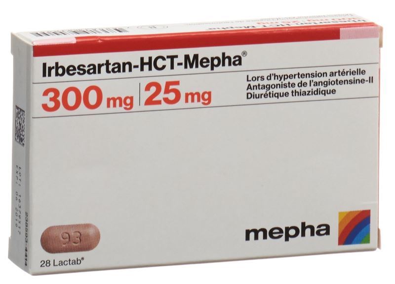 Irbesartan-HCT-Mepha Filmtabl 300/25 28 Stk