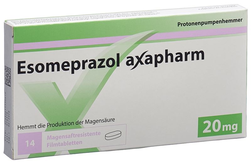 Ésoméprazole Axapharm cpr pell 20 mg 14 pce