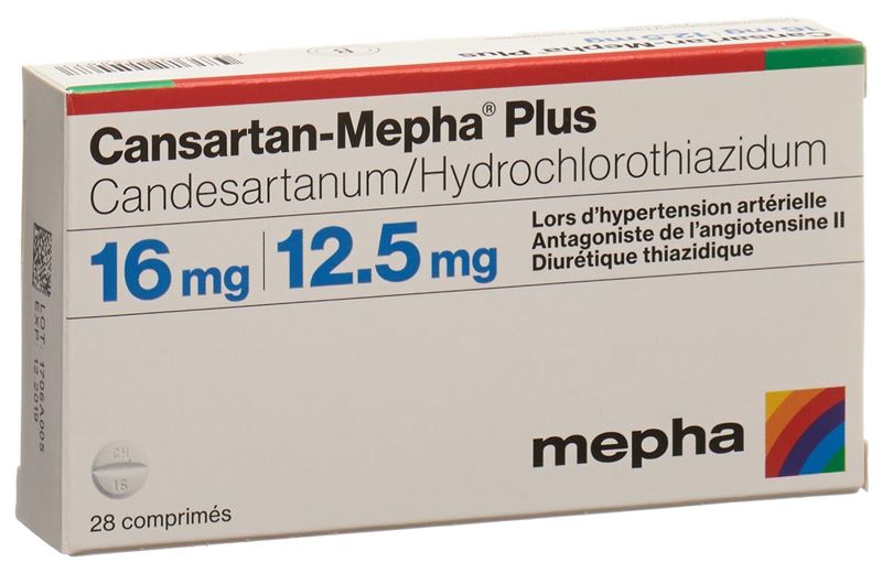 Cansartan-Mepha plus Tabl 16/12.5 28 Stk
