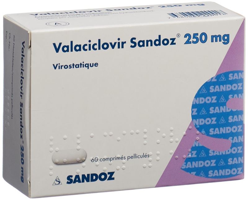 Valaciclovir Sandoz Filmtabl 250 mg 60 Stk