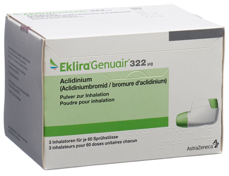 Eklira Genuair Inh Plv 3 x 60 Dos Eklira Genuair Inh Plv 3 x 60 Dos
