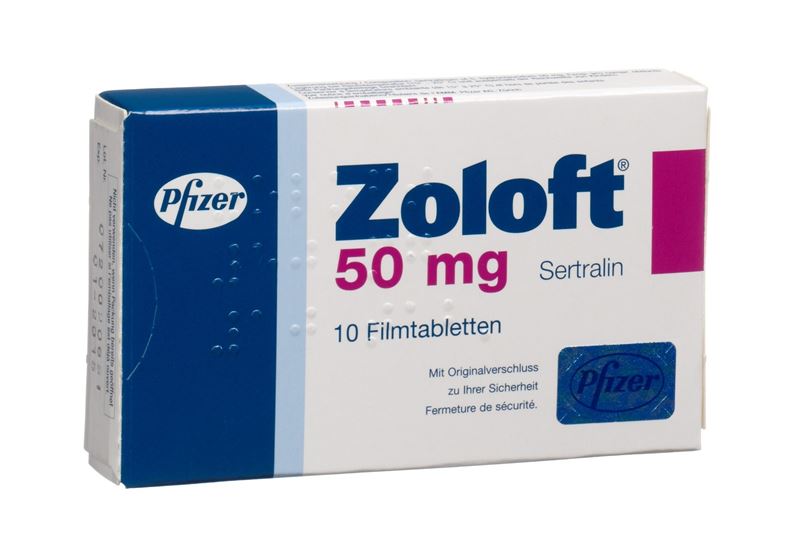 Zoloft cpr pell 50 mg 10 pce