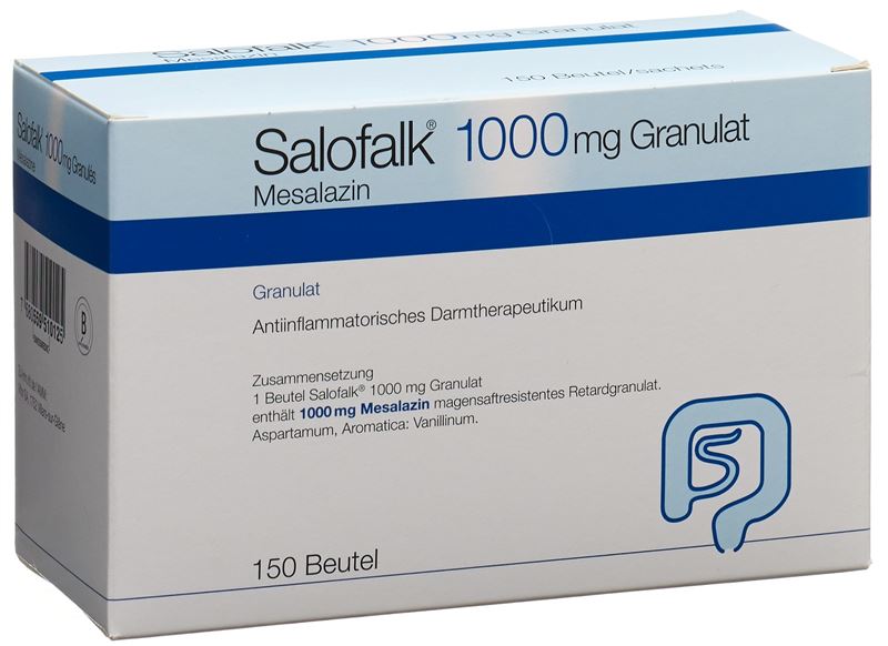 Salofalk gran 1000 mg sach 150 pce