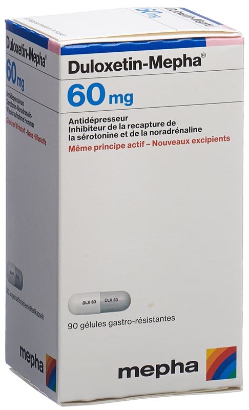 Duloxetin-Mepha Kaps 60 mg Ds 90 Stk