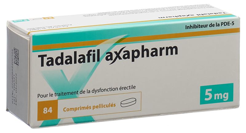 Tadalafil axapharm Filmtabl 5 mg 84 Stk