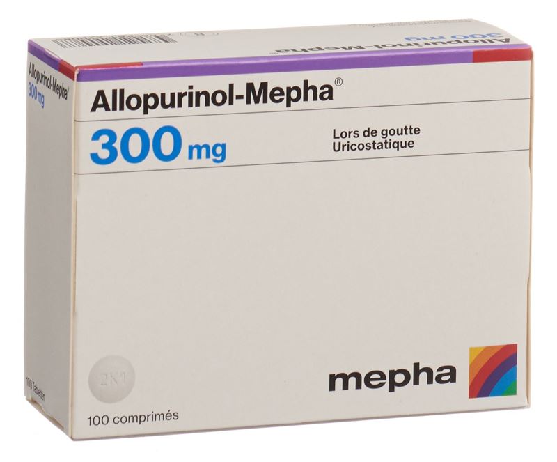 Allopurinol-Mepha cpr 300 mg 100 pce