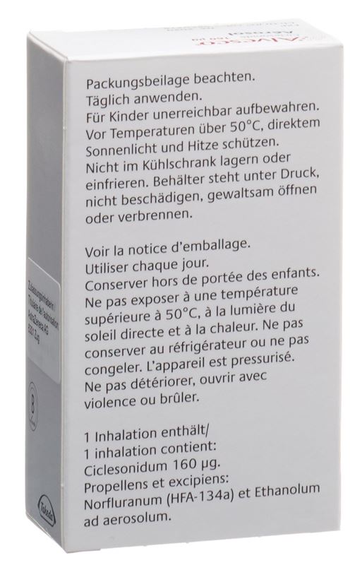 Alvesco Dosieraeros 160 mcg 120 Dos Alvesco Dosieraeros 160 mcg 120 Dos