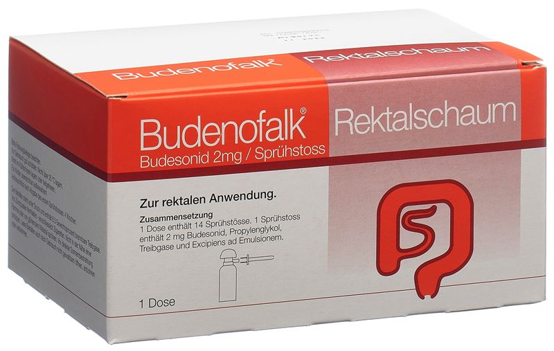 Budenofalk mousse rect 2 mg/dose 14 dos