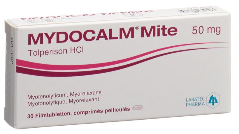 Mydocalm mite cpr pell 50 mg 30 pce