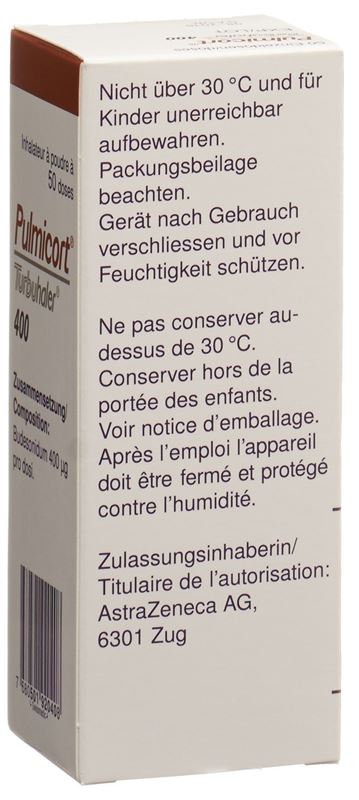 Pulmicort 400 Turbuhaler pdr inh 400 mcg 50 dos Pulmicort 400 Turbuhaler pdr inh 400 mcg 50 dos