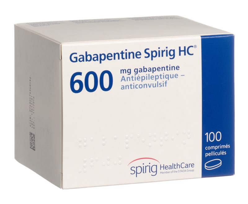 Gabapentin Spirig HC Filmtabl 600 mg 100 Stk