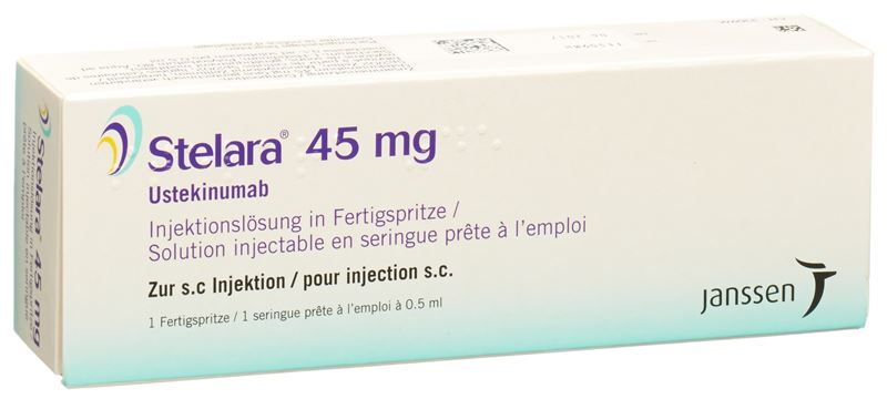 Stelara Inj Lös 45 mg/0.5ml Fertigspritze 0.5 ml