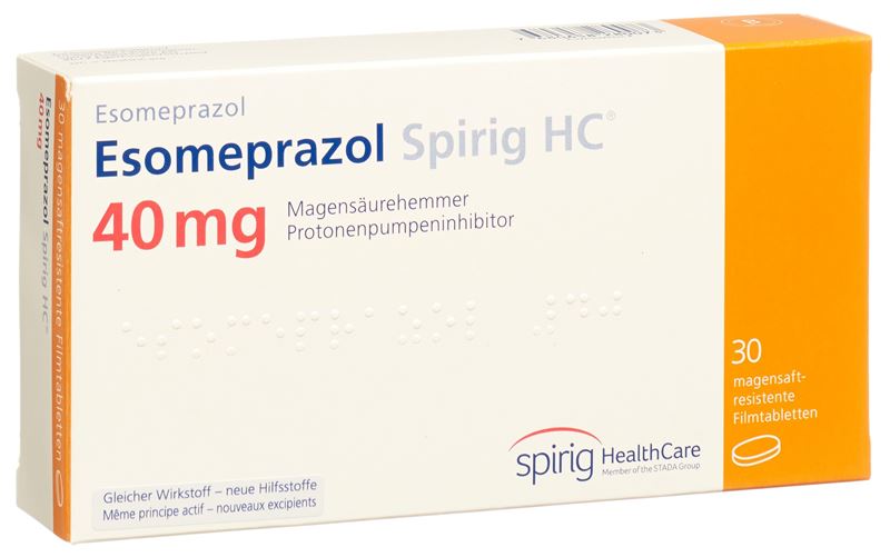 Esoméprazole Spirig HC cpr 40 mg 30 pce