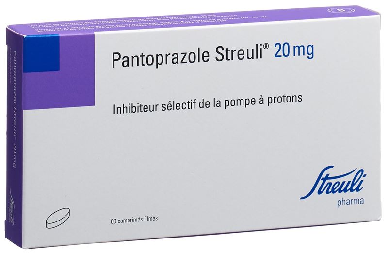 Pantoprazol Streuli Filmtabl 20 mg 60 Stk