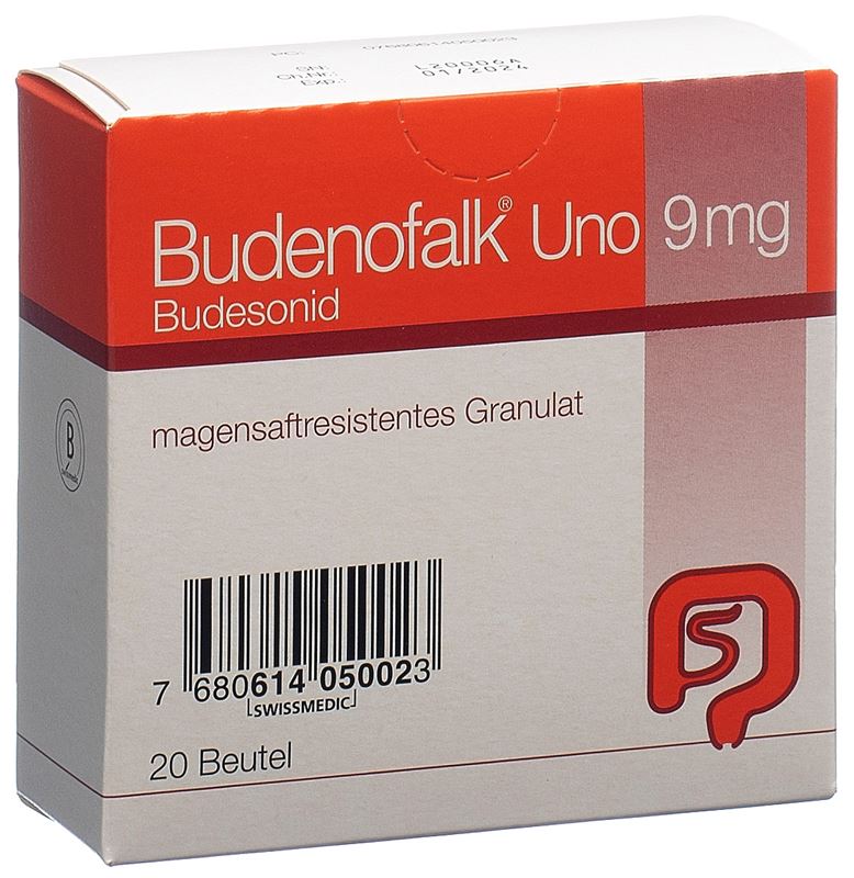 Budenofalk Uno gran 9 mg sach 20 pce