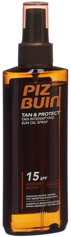 Piz Buin Tan & Protect Sun Oelspray SF15 150 ml