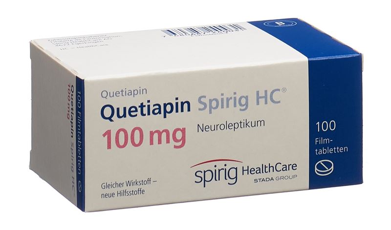 Quetiapin Spirig HC Filmtabl 100 mg 100 Stk