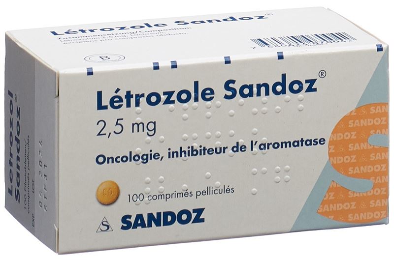 Létrozole Sandoz cpr pell 2.5 mg 100 pce