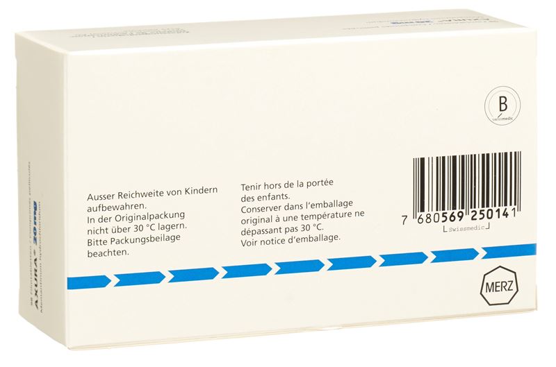 Axura cpr pell 20 mg 98 pce