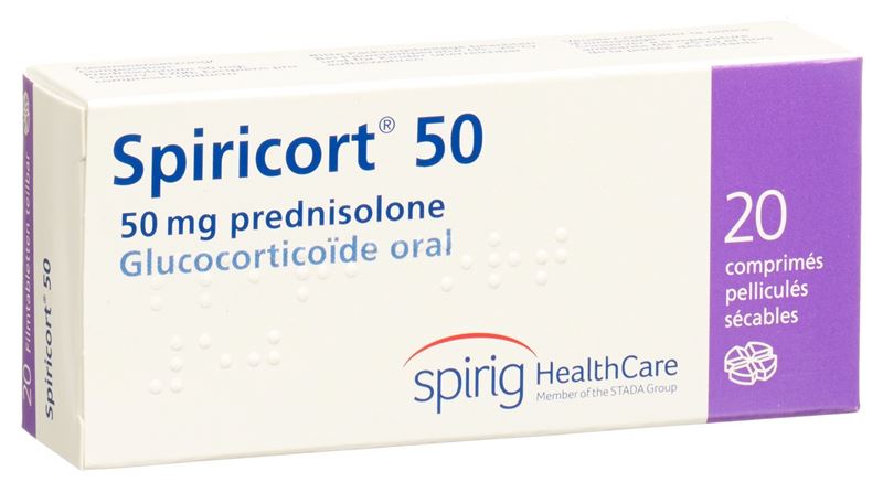 Spiricort cpr pell 50 mg 20 pce