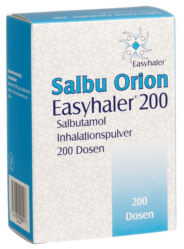 Salbu Orion Easyhaler Inh Plv 0.2 mg 200 Dos Salbu Orion Easyhaler Inh Plv 0.2 mg 200 Dos