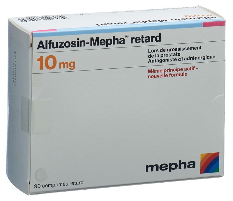 Alfuzosin-Mepha retard cpr ret 10 mg 90 pce