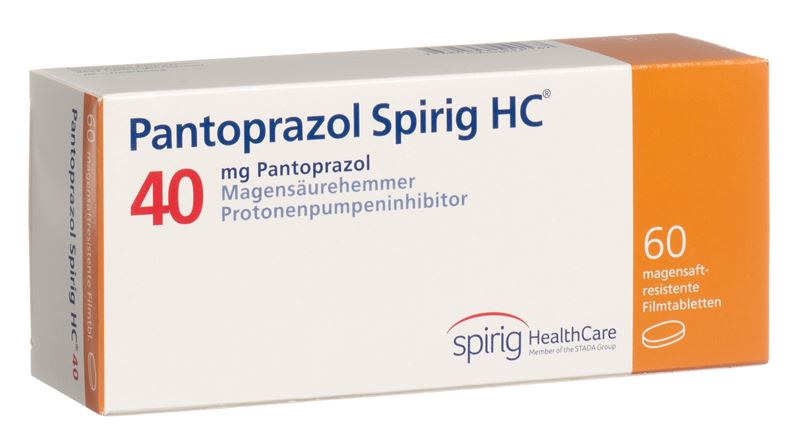 Pantoprazol Spirig HC Tabl 40 mg 60 Stk
