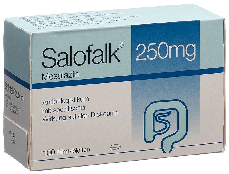 Salofalk cpr pell 250 mg 100 pce