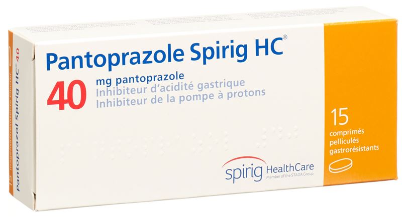 Pantoprazol Spirig HC Tabl 40 mg 15 Stk