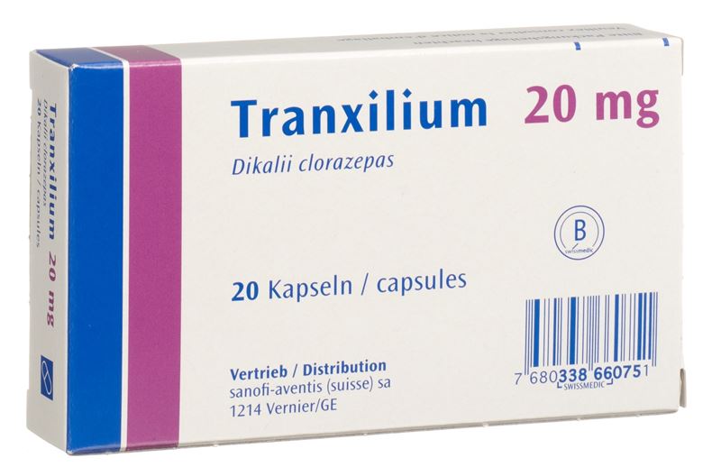 Tranxilium Kaps 20 mg 20 Stk Tranxilium Kaps 20 mg 20 Stk