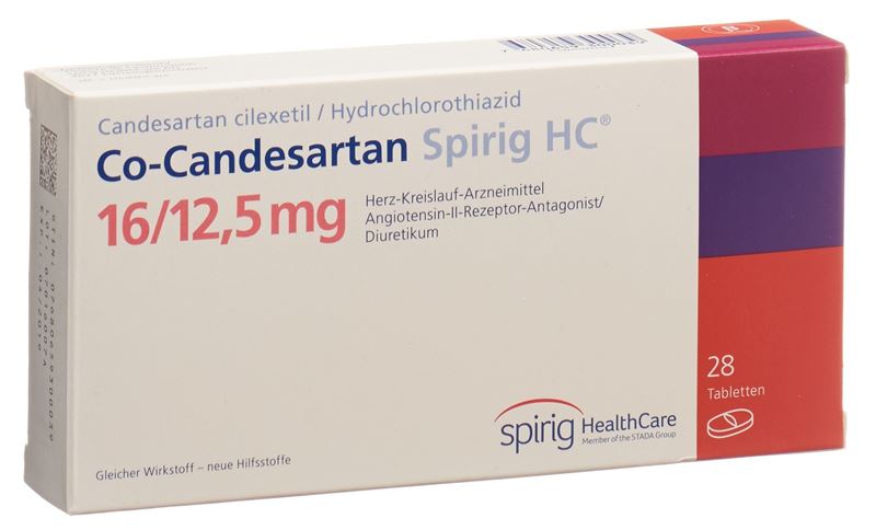 Co-Candésartan Spirig HC cpr 16/12.5mg 28 pce
