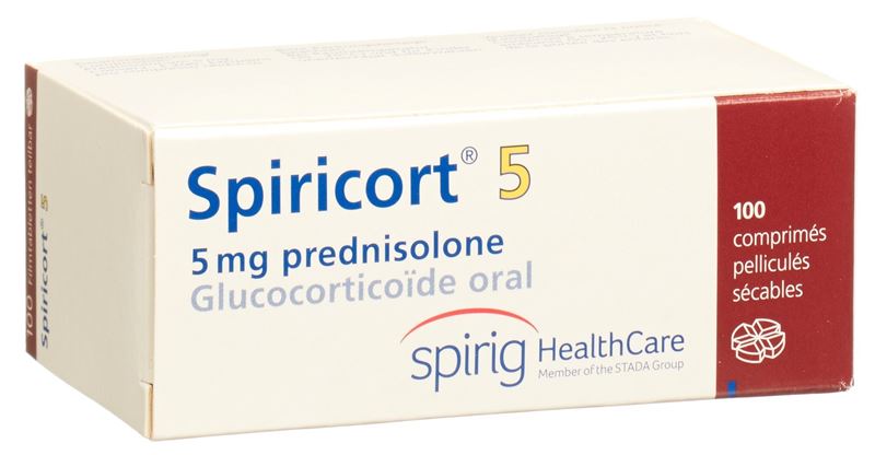 Spiricort cpr pell 5 mg 100 pce