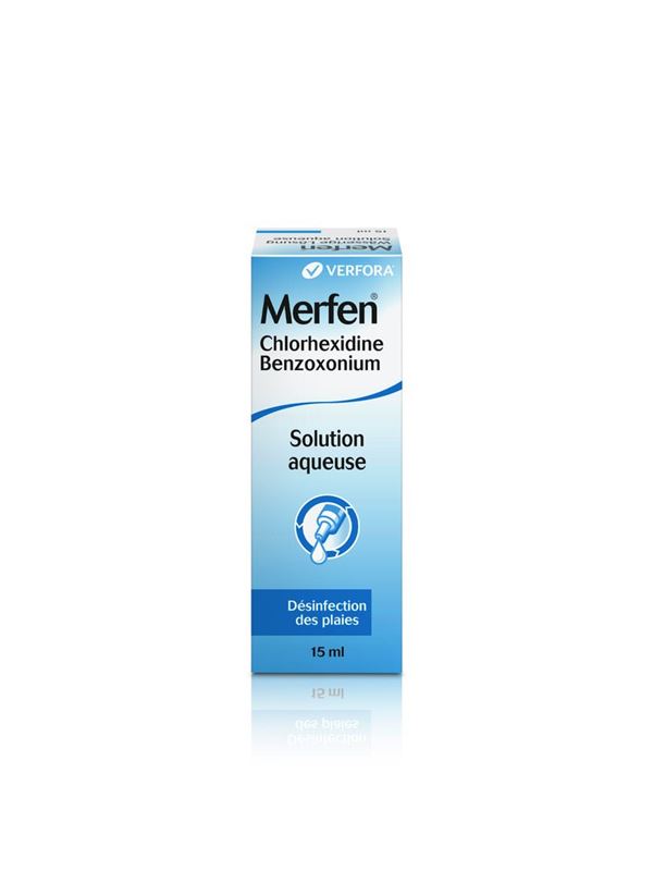 Merfen solution aqueuse incolore fl 15 ml
