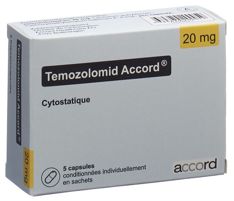 Temozolomid Accord Kaps 20 mg Btl 5 Stk Temozolomid Accord Kaps 20 mg Btl 5 Stk