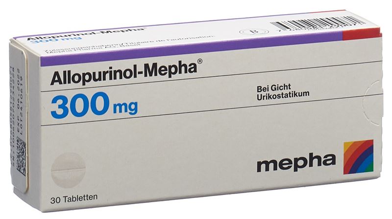 Allopurinol-Mepha cpr 300 mg 30 pce