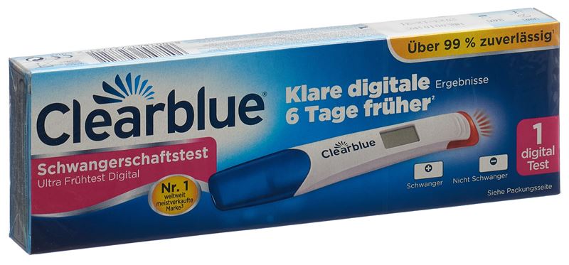 Clearblue Ultra test de grossesse précoce digital