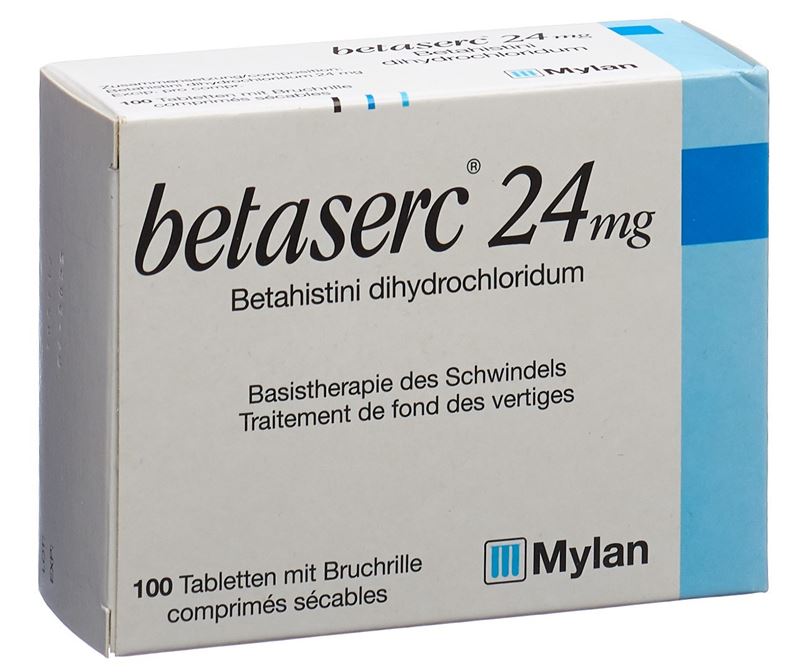 Betaserc cpr 24 mg 100 pce Betaserc cpr 24 mg 100 pce