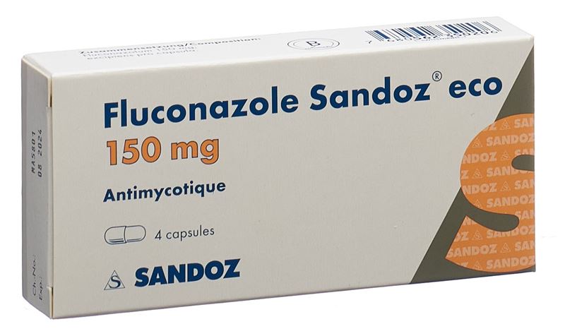 Fluconazole Sandoz eco caps 150 mg 4 pce