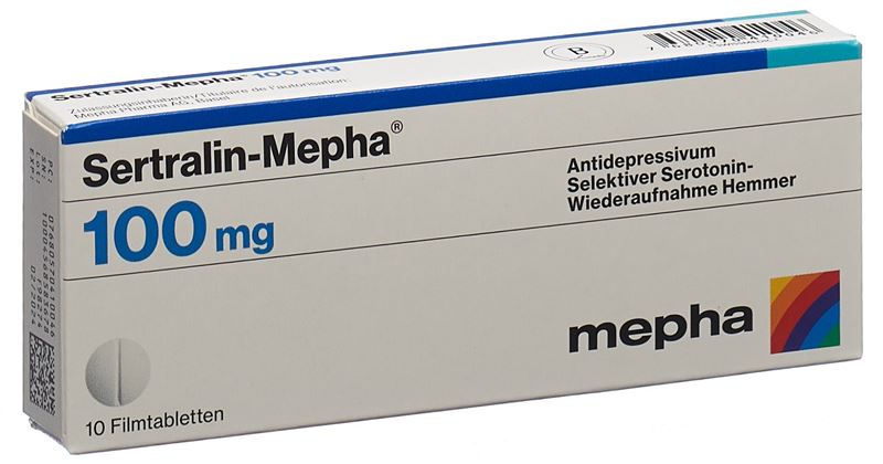 Sertralin-Mepha cpr pell 100 mg 10 pce