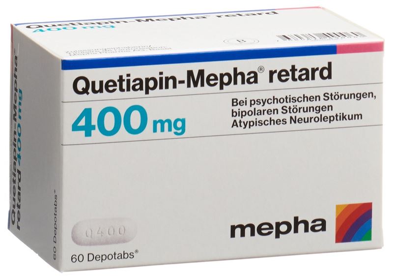 Quetiapin-Mepha retard Depotabs 400 mg 60 Stk