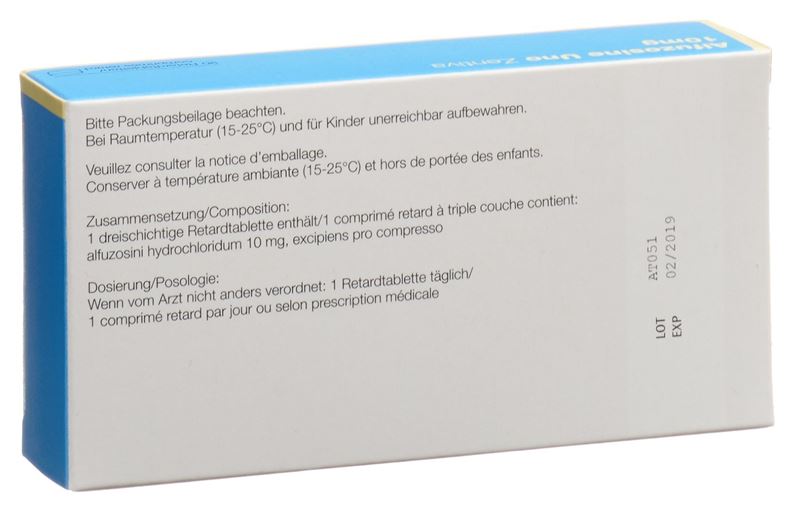 Alfuzosine Uno Zentiva cpr ret 10 mg 90 pce